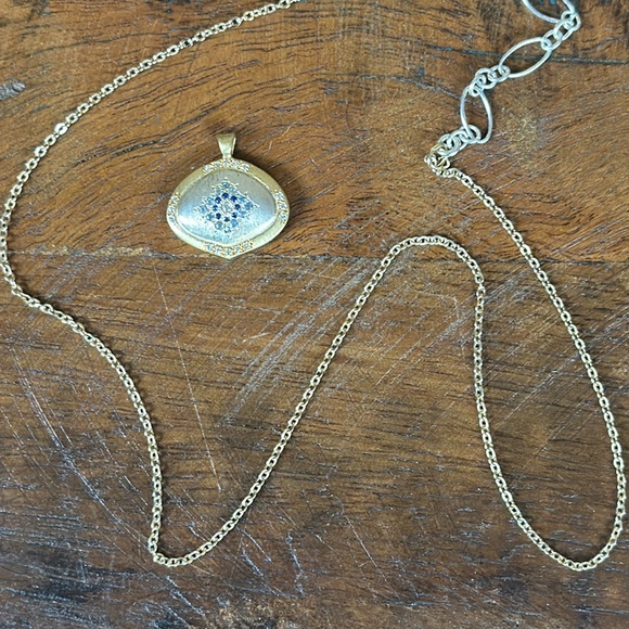 “Mondo Joya Necklace” gold pendant by Adel Chefridi. New with tags from Sundance - Picture 6 of 8